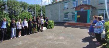 Открытие пришкольного лагеря