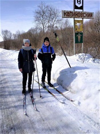 Лыжный поход в с. Калиновка